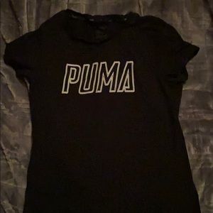 puma black athletic shirt